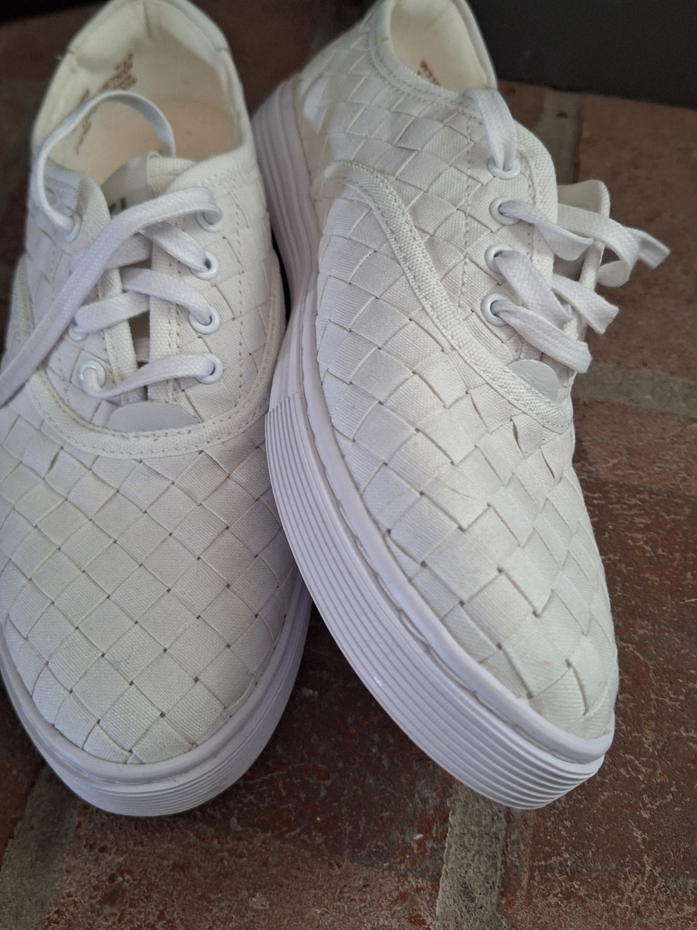 Cole Haan Woven Leather Grandpro Harbor Sneakers - White